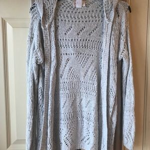 Gray lace cardigan! Worn maybe 3 times!